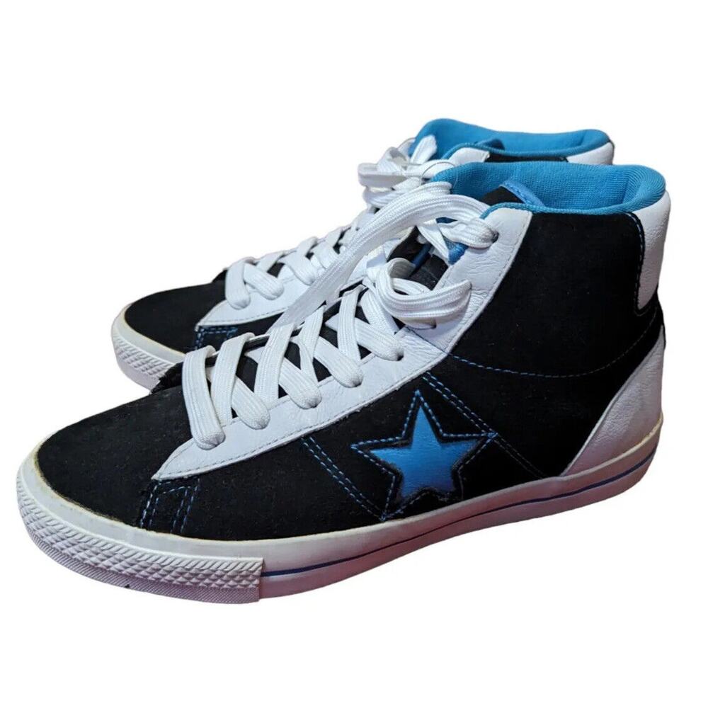 Converse Sample One Star Mid Suede Black Blue White Rare Not For Resale Mens 9